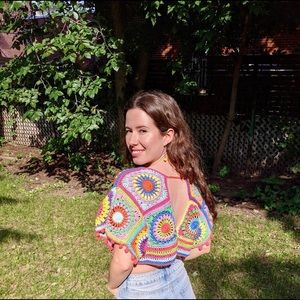 Brand New Crochet Crop Top